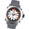 Ene Watch Modell 110 steel/orange, 51mm, Nylon-Armband UE72401