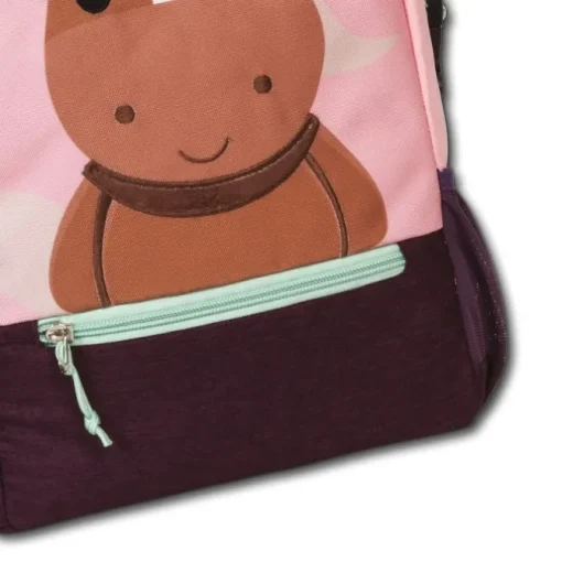 Fabrizio Go Green Kinderrucksack Pferd Polyester, recycelt rosa ORI220A
