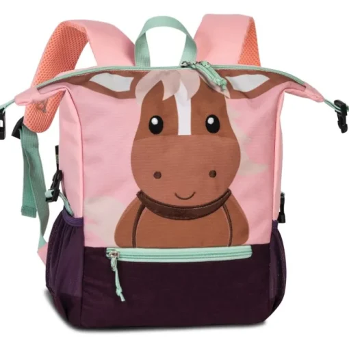 Fabrizio Go Green Kinderrucksack Pferd Polyester, recycelt rosa ORI220A
