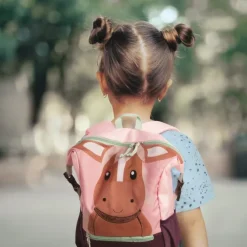 Fabrizio Go Green Kinderrucksack Pferd Polyester, recycelt rosa ORI220A