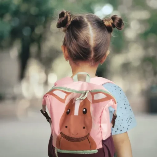 Fabrizio Go Green Kinderrucksack Pferd Polyester, recycelt rosa ORI220A
