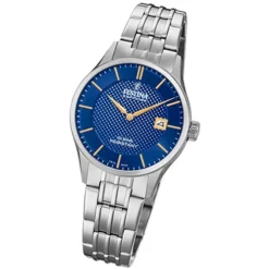 Festina Damen Armbanduhr Swiss Made F20006/3 Quarz Edelstahl silber UF20006/3