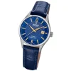 Festina Damen Armbanduhr Swiss Made F20009/3 Quarz Leder blau UF20009/3