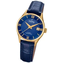 Festina Damen Armbanduhr Swiss Made F20011/3 Quarz Leder blau UF20011/3