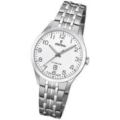 Festina Damen Armbanduhr Klassik F20468/1 Quarz Titan silber UF20468/1
