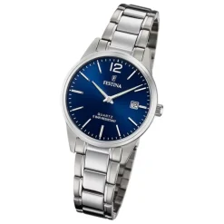 Festina Damen Armbanduhr Klassik F20509/3 Analog Edelstahl silber UF20509/3