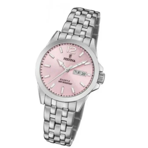 Festina Damen Armbanduhr Klassik F20455/2 Quarz Edelstahl silber UF20455/2