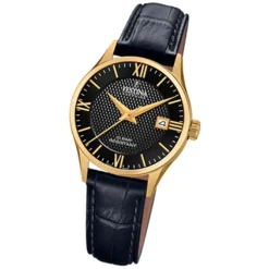 Festina Damen Armbanduhr Swiss Made F20011/4 Quarz Leder schwarz UF20011/4