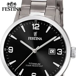 Festina Damen Armbanduhr Klassik F20436/3 Quarz Titan silber UF20436/3