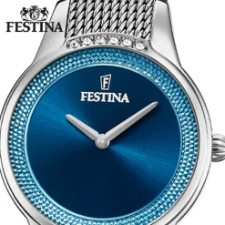 Festina Damen Armbanduhr Mademoiselle F20494/2 Analog Edelstahl silber UF20494/2
