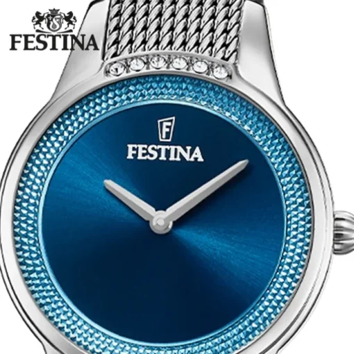 Festina Damen Armbanduhr Mademoiselle F20494/2 Analog Edelstahl silber UF20494/2