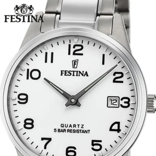 Festina Damen Armbanduhr Klassik F20509/1 Analog Edelstahl silber UF20509/1