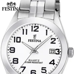 Festina Damen Armbanduhr Klassik F20438/1 Quarz Edelstahl silber UF20438/1