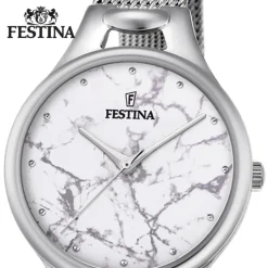 Festina Damen Armbanduhr Mademoiselle F16950/E Quarz Edelstahl silber UF16950/E