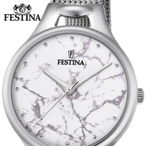Festina Damen Armbanduhr Mademoiselle F16950/E Quarz Edelstahl silber UF16950/E