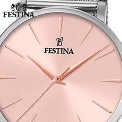 Festina Damen Armbanduhr Ladies Classic F20475/2 Edelstahl silber UF20475/2
