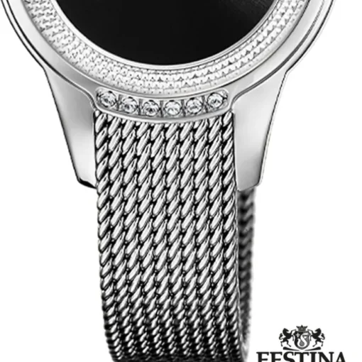 Festina Damen Armbanduhr Mademoiselle F20494/3 Analog Edelstahl silber UF20494/3