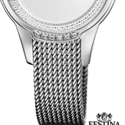 Festina Damen Armbanduhr Mademoiselle F20494/1 Analog Edelstahl silber UF20494/1