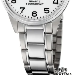 Festina Damen Armbanduhr Klassik F20509/1 Analog Edelstahl silber UF20509/1
