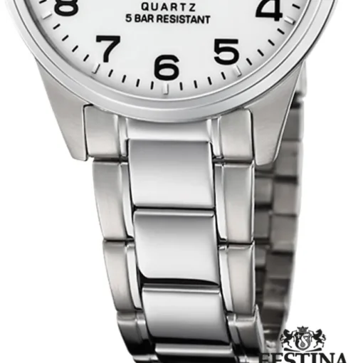 Festina Damen Armbanduhr Klassik F20509/1 Analog Edelstahl silber UF20509/1