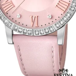 Festina Damen Armbanduhr Boyfriend F20412/2 Quarz Leder altrosa UF20412/2