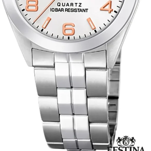 Festina Damen Armbanduhr Klassik F20438/4 Quarz Edelstahl silber UF20438/4