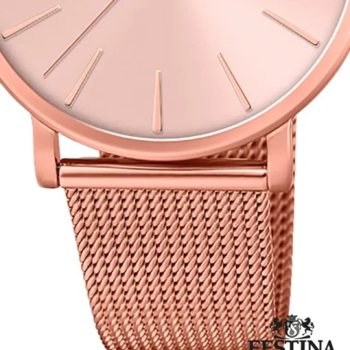 Festina Damen Armbanduhr Ladies Classic F20477/1 Edelstahl rosegold UF20477/1