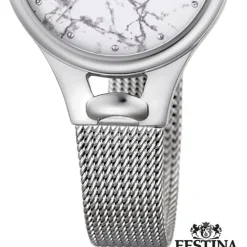Festina Damen Armbanduhr Mademoiselle F16950/E Quarz Edelstahl silber UF16950/E