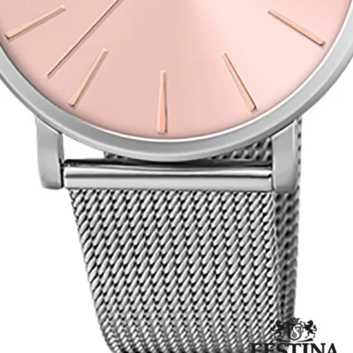 Festina Damen Armbanduhr Ladies Classic F20475/2 Edelstahl silber UF20475/2