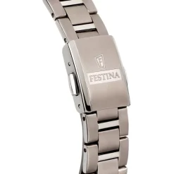 Festina Damen Armbanduhr Klassik F20436/2 Quarz Titan silber UF20436/2