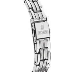 Festina Damen Armbanduhr Swiss Made F20006/3 Quarz Edelstahl silber UF20006/3