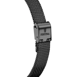 Festina Damen Armbanduhr Mademoiselle F20496/2 Edelstahl schwarz UF20496/2