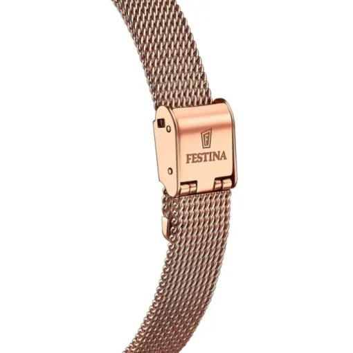 Festina Damen Armbanduhr Mademoiselle F20496/1 Analog Edelstahl rosa UF20496/1