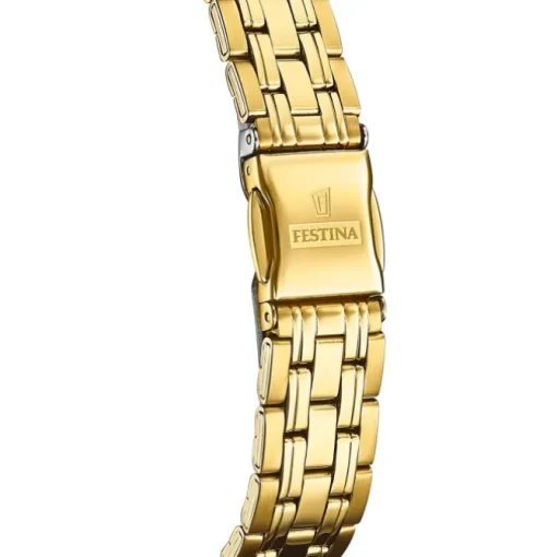 Festina Damen Armbanduhr Klassik F20514/3 Analog Edelstahl gold UF20514/3