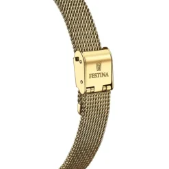Festina Damen Armbanduhr Mademoiselle F20495/1 Analog Edelstahl gold UF20495/1