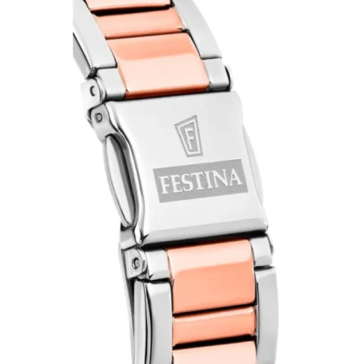 Festina Damen Armbanduhr Boyfriend F20398/1 Edelstahl silber rosé UF20398/1
