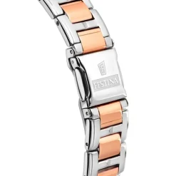 Festina Damen Armbanduhr Boyfriend F20403/1 Quarz Edelstahl silber UF20403/1
