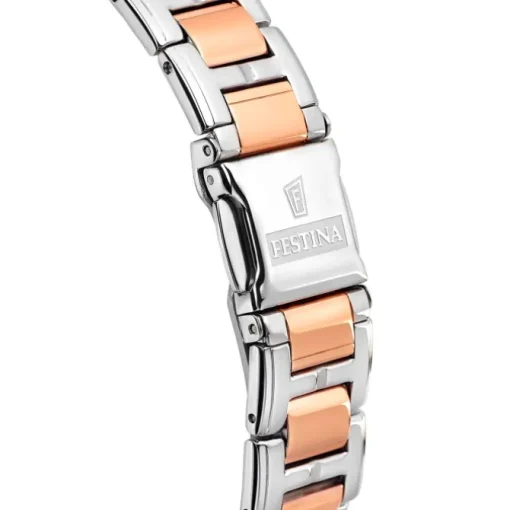 Festina Damen Armbanduhr Boyfriend F20403/1 Quarz Edelstahl silber UF20403/1