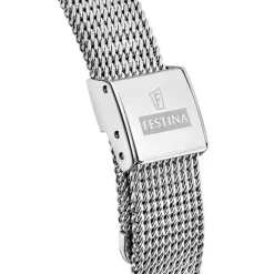 Festina Damen Armbanduhr Mademoiselle F16950/E Quarz Edelstahl silber UF16950/E