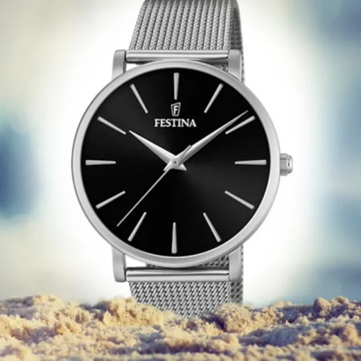 Festina Damen Armbanduhr Ladies Classic F20475/4 Edelstahl silber UF20475/4