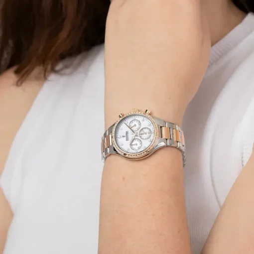 Festina Damen Armbanduhr Boyfriend F20403/1 Quarz Edelstahl silber UF20403/1