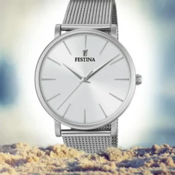 Festina Damen Armbanduhr Ladies Classic F20475/1 Edelstahl silber UF20475/1