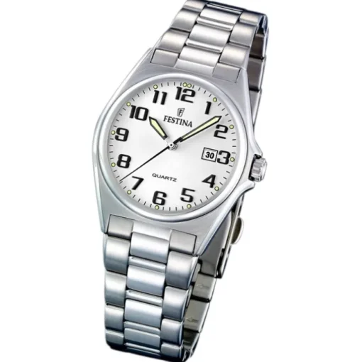 FESTINA Damen-Armbanduhr analog Quarz Edelstahl Klassik Uhr UF16375/9