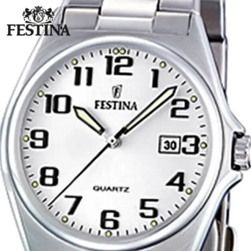 FESTINA Damen-Armbanduhr analog Quarz Edelstahl Klassik Uhr UF16375/9