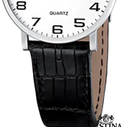 FESTINA Damen-Armbanduhr analog Quarz Leder Klassik Uhr UF16477/1