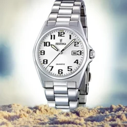 FESTINA Damen-Armbanduhr analog Quarz Edelstahl Klassik Uhr UF16375/9