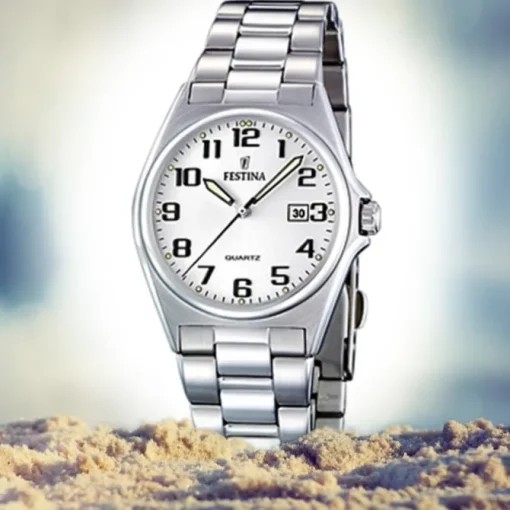 FESTINA Damen-Armbanduhr analog Quarz Edelstahl Klassik Uhr UF16375/9