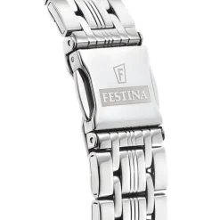 Festina Damen-Armbanduhr Boyfriend Quarz Edelstahl silber rose UF16940/B