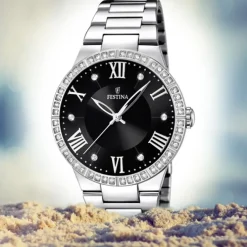 FESTINA Damen-Armbanduhr Mademoiselle analog Quarz Edelstahl UF16719/2