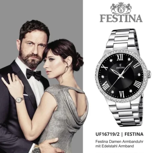 FESTINA Damen-Armbanduhr Mademoiselle analog Quarz Edelstahl UF16719/2